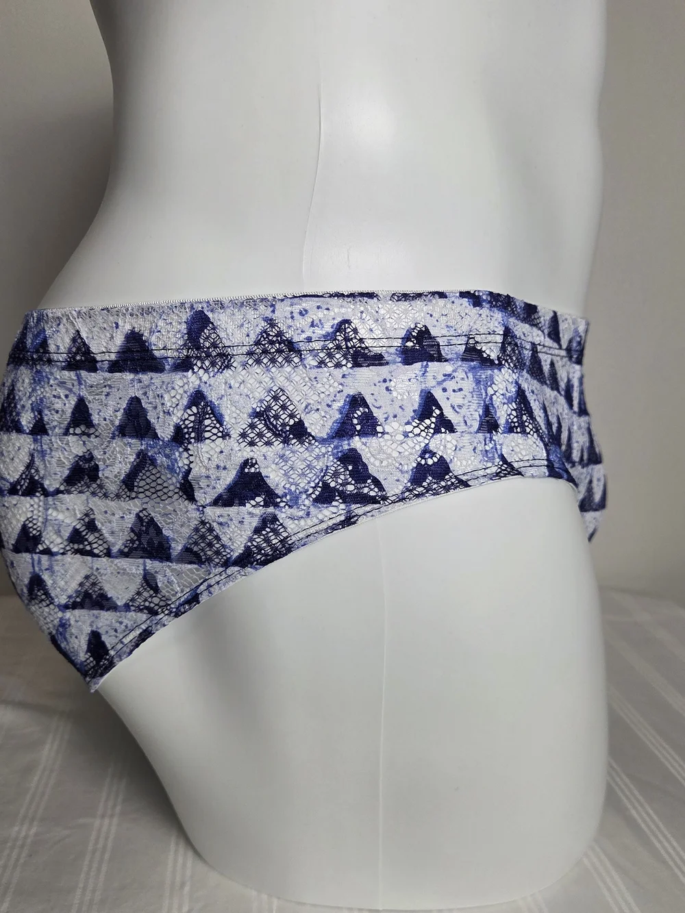 Cosabella White and Blue Patterned Men's Briefs